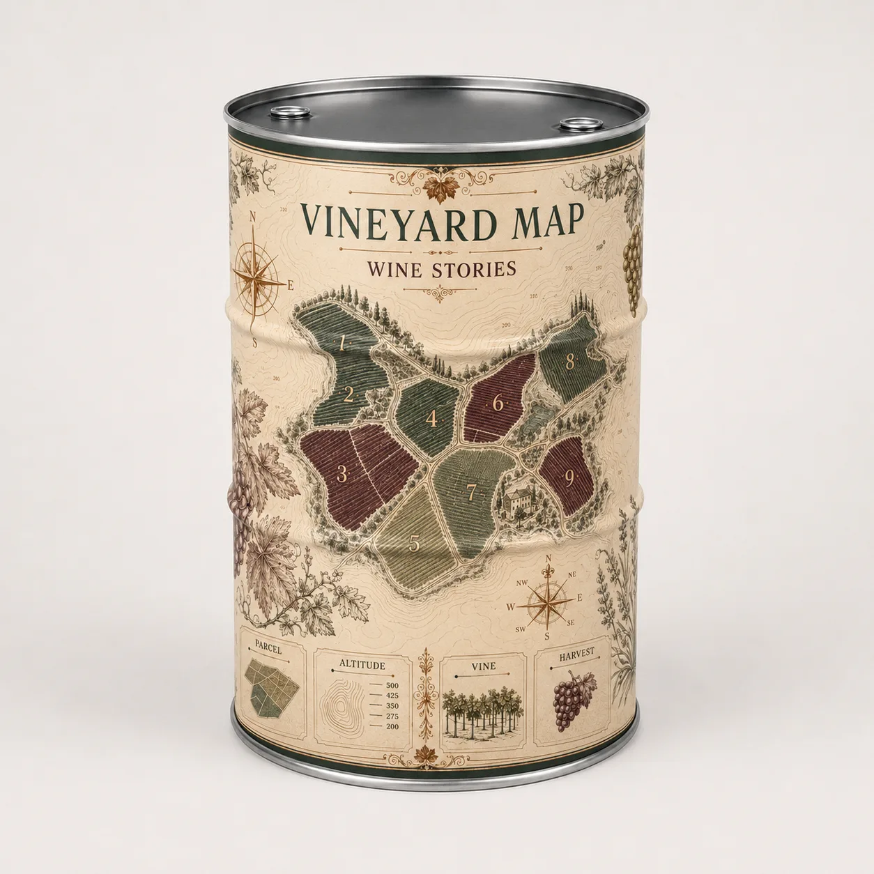 Wine Stories – Vineyard Map